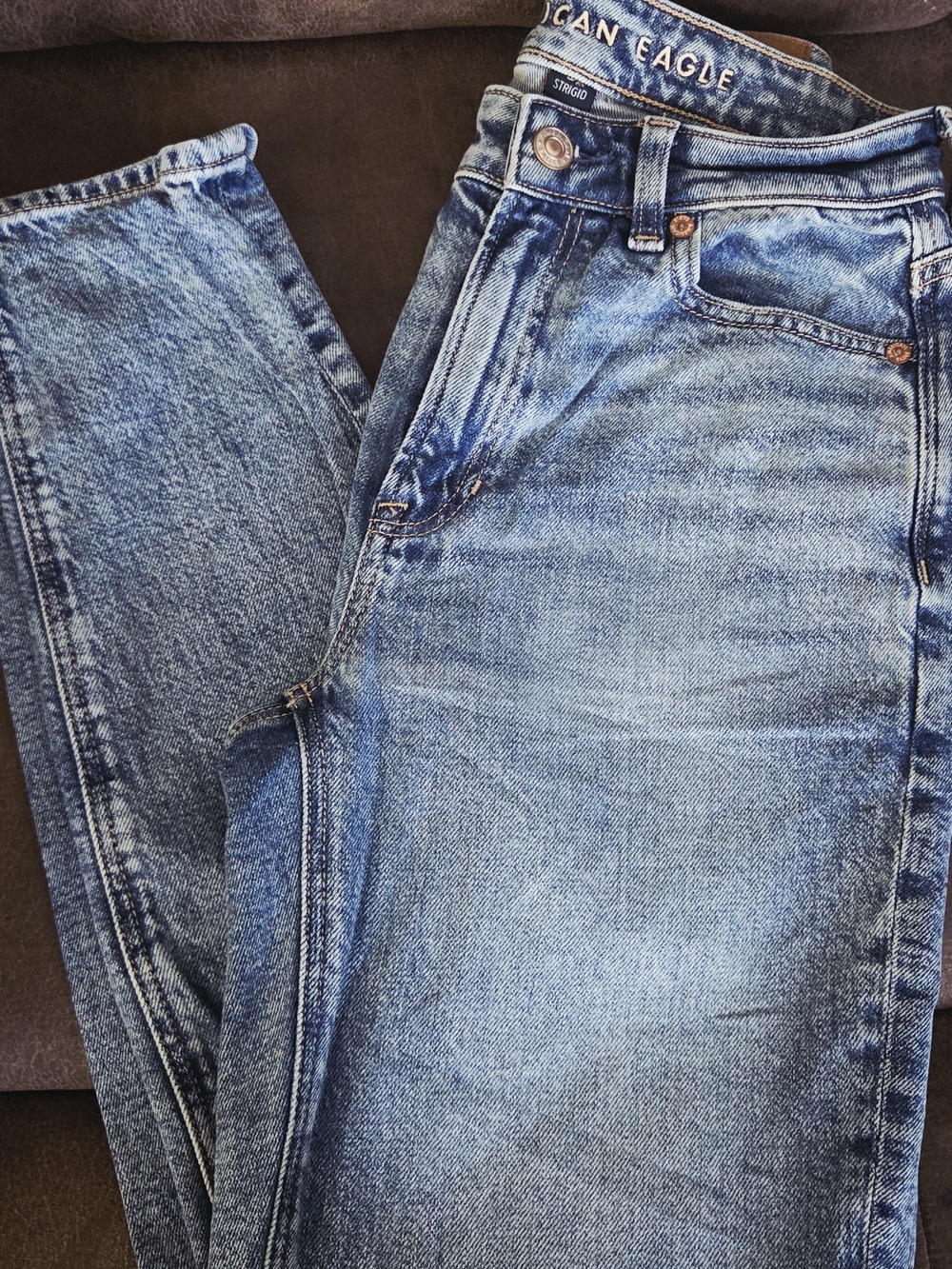 American Eagle Outfitters Men’s Light Blue Slim Straight Jeans